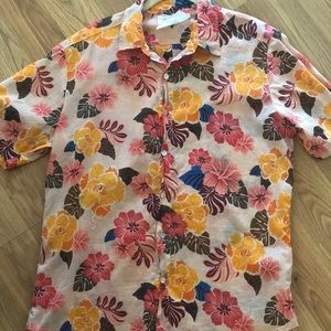 Acacia Men’s XL Retro Paradise Aloha Shirt